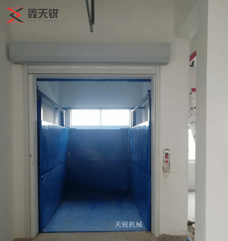 湖南上货专用导轨式升降货梯